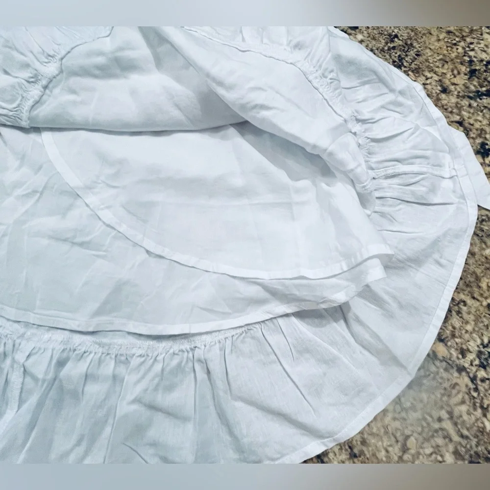 NWT Aerie Linen Blend Wrap Mini Skirt